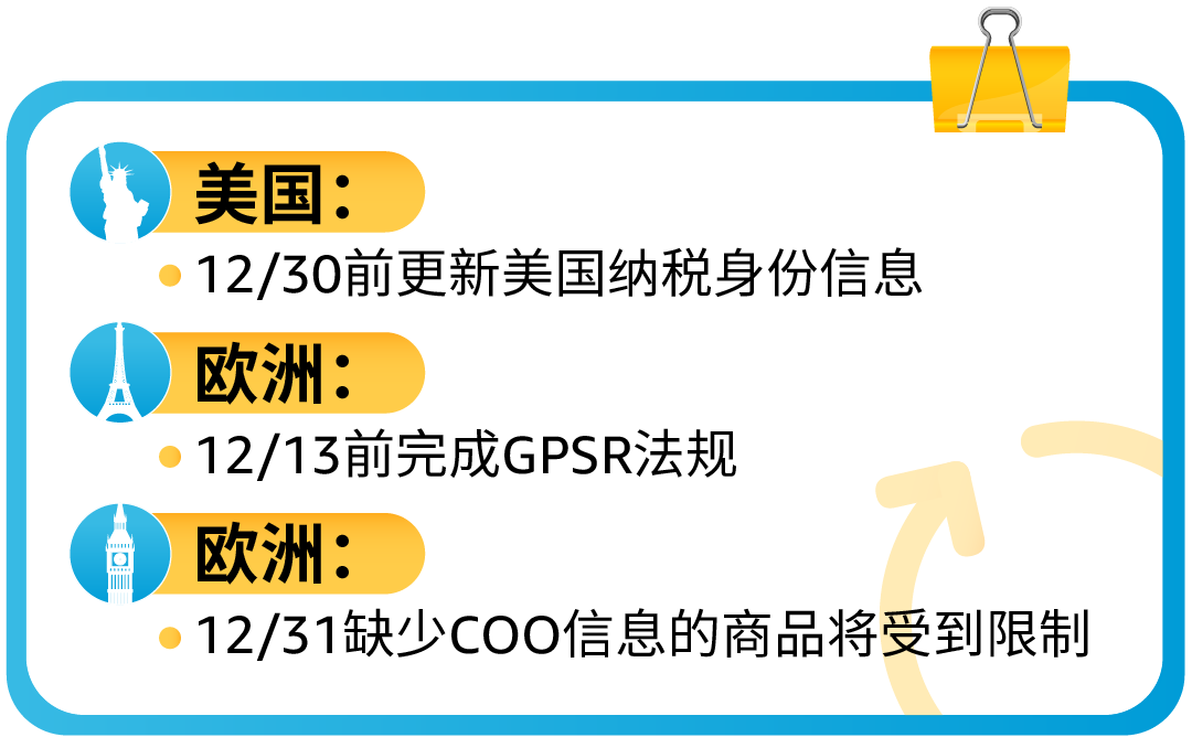 涉及账号安全！亚马逊欧美站又有3个新规于12月生效